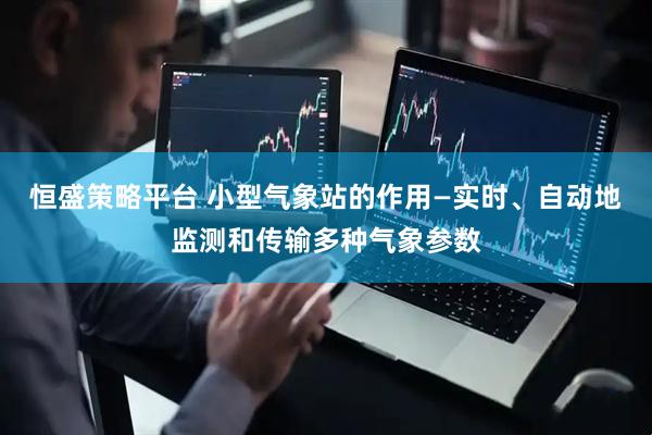 恒盛策略平台 小型气象站的作用—实时、自动地监测和传输多种气象参数